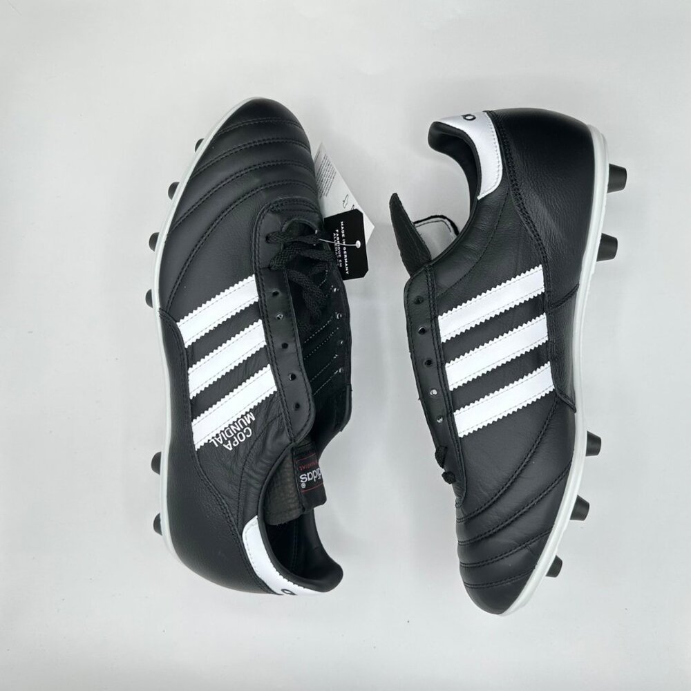 Mens Adidas Copa Mundial Leather Soccer Cleats Black Made In Germany 015110 Sz10 - Picture 6 of 9
